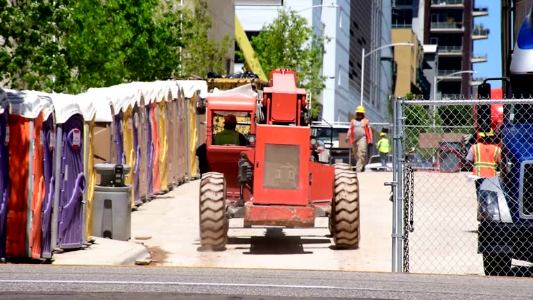 Portable Restroom Setup and Delivery